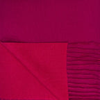 Two Tone Pink Cashmere Blend Pashmina Style Tassel Scarf