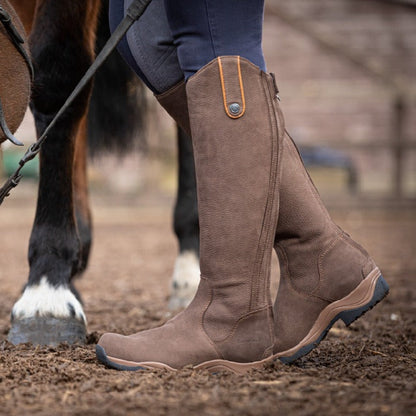 Bareback Footwear Brown Montana Riding Style Boots