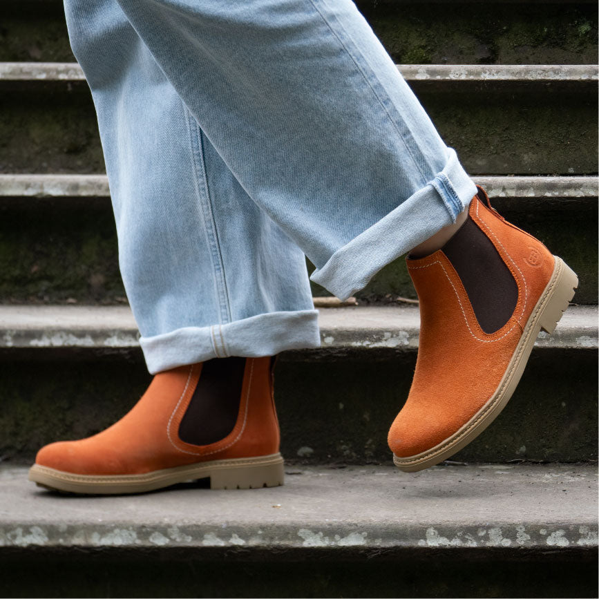 Toddy Short Boot - Burnt Orange