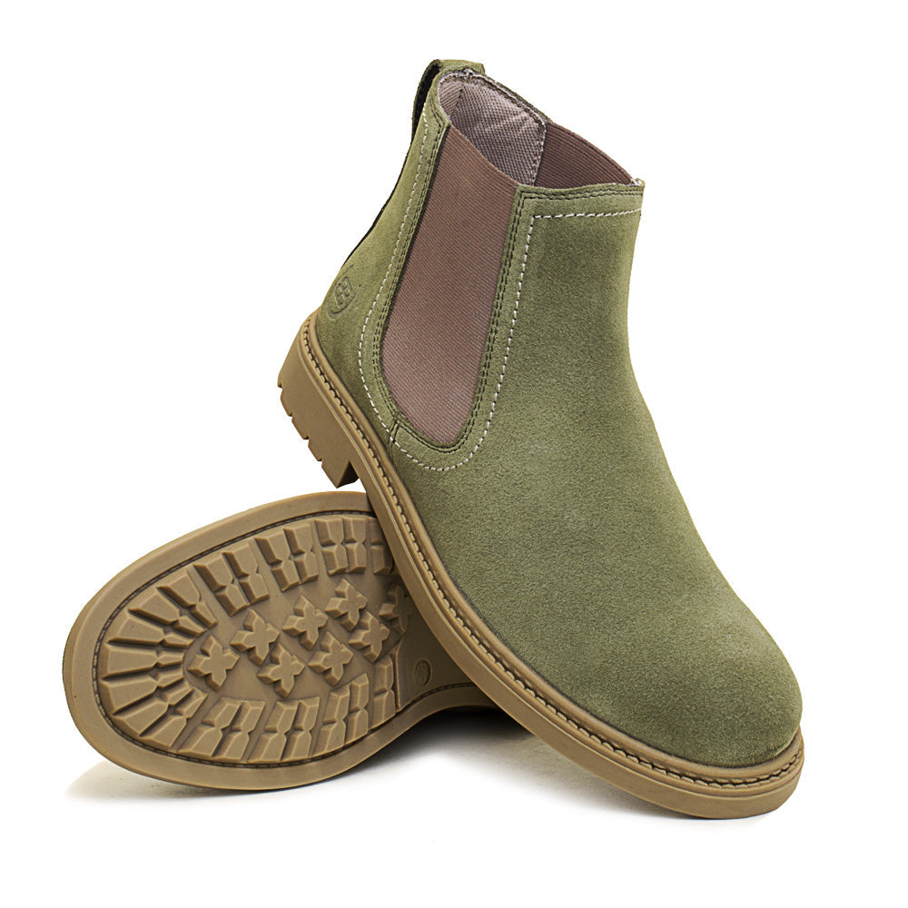 Toddy Short Boot - Sage Green