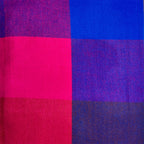 Colourful Classic Check Scarves With Tassels - SKRF