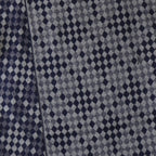 Diamond Pattern Scarf For Men Grey Navy - SKRF