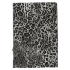 Fraas Scarf Cashmink Animal Print Grey 625353 960 - SKRF