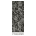 Fraas Scarf Cashmink Animal Print Grey 625353 960 - SKRF