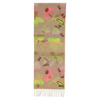 Fraas Scarf Cashmink Floral Design Taupe 625358 860 - SKRF