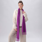 Fraas Scarf Cashmink Purple 625199 492 - SKRF