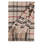 Fraas Scarf Cashmink Plaid Beige 625391 170 - SKRF