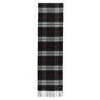 Fraas Scarf Cashmink Plaid Black 625391 990 - SKRF