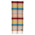 Fraas Scarf Cashmink Small Check Blue 625360 172 - SKRF