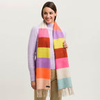 Fraas Scarf Cashmink Striped Multicolour 620004 970 - SKRF
