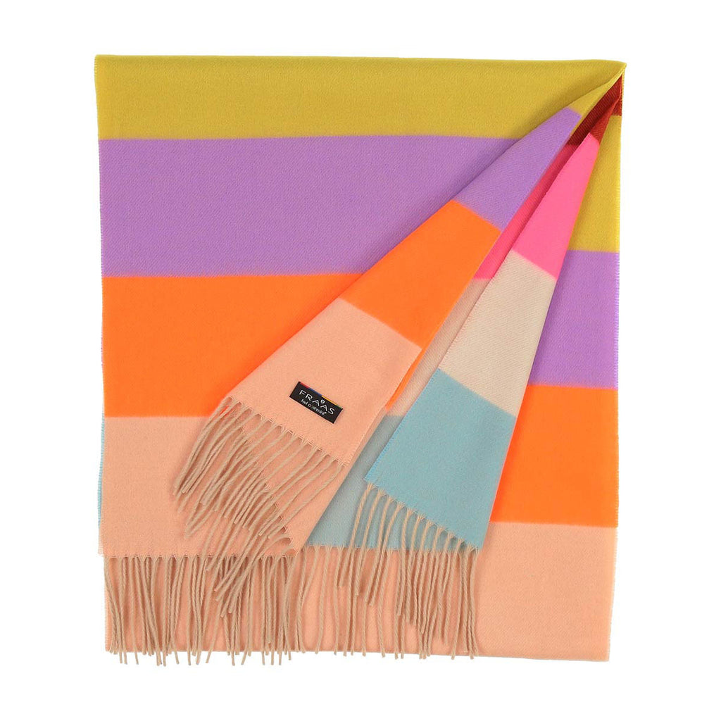 Fraas Scarf Cashmink Striped Multicolour 620004 970 - SKRF