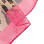 Geometric Print Beige Chiffon Scarf - SKRF