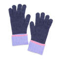 Gloves Recycled Mix Blue Contrast Wrist - SKRF
