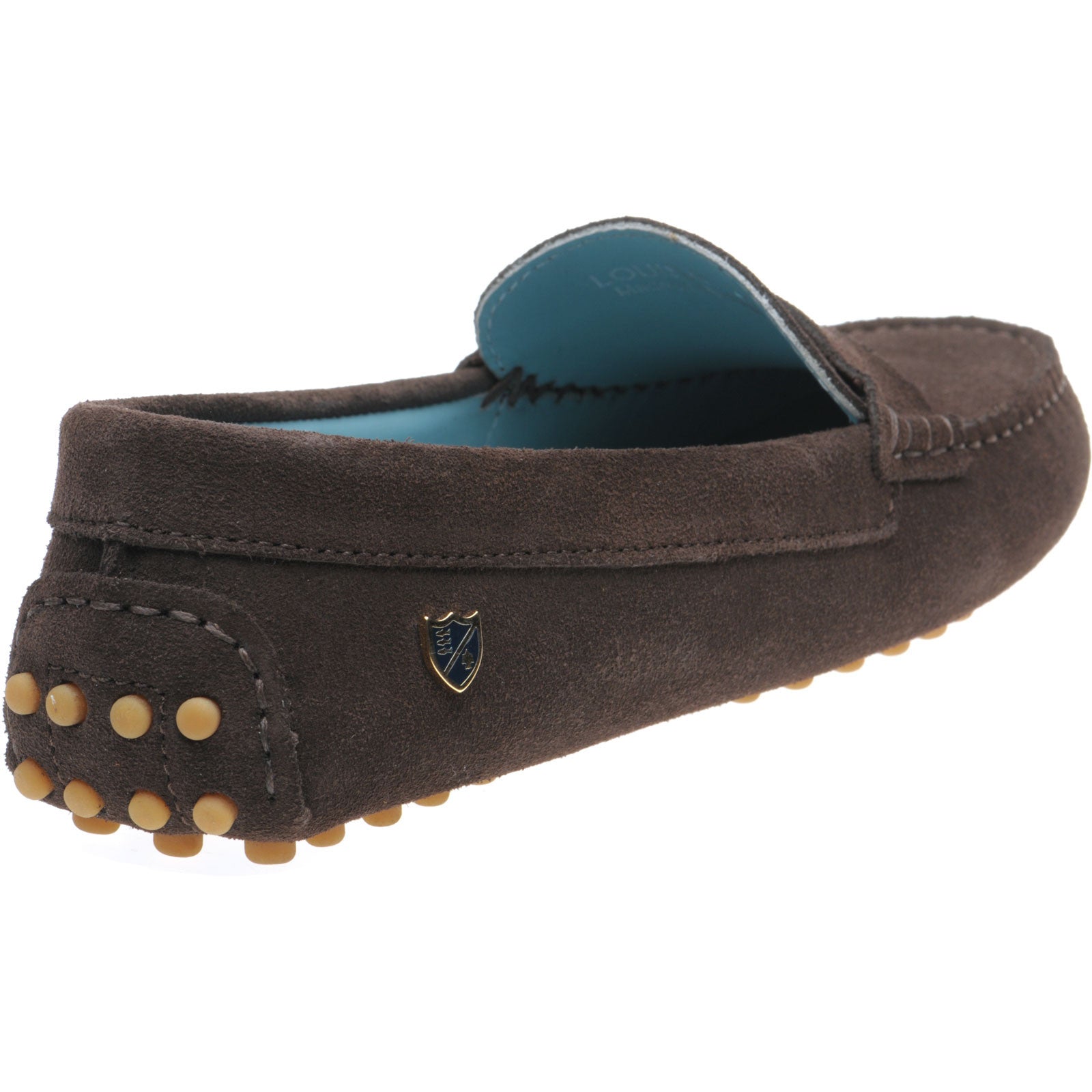 Herring Louisa Choclolate Brown Suede Ladies Rubber-Soled Driving Moccasins