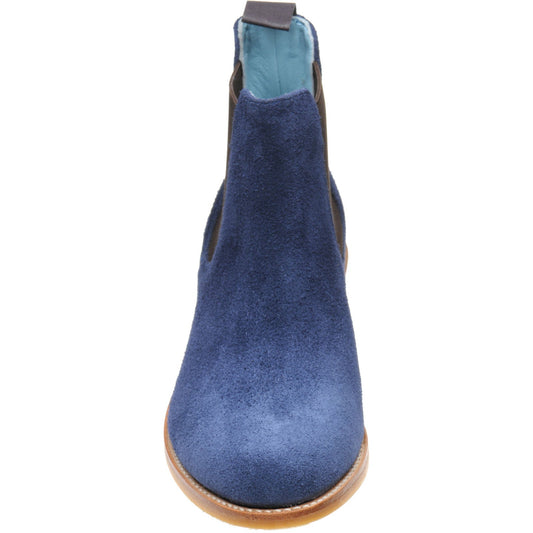 Herring Tamara ladies rubber-soled Chelsea boots in navy suede