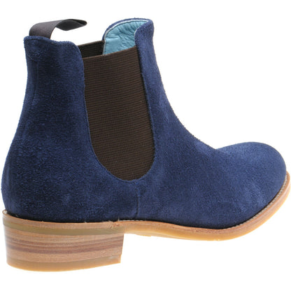 Herring Tamara ladies rubber-soled Chelsea boots in navy suede