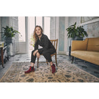 Herring Tamara ladies rubber-soled Chelsea boots in plum suede