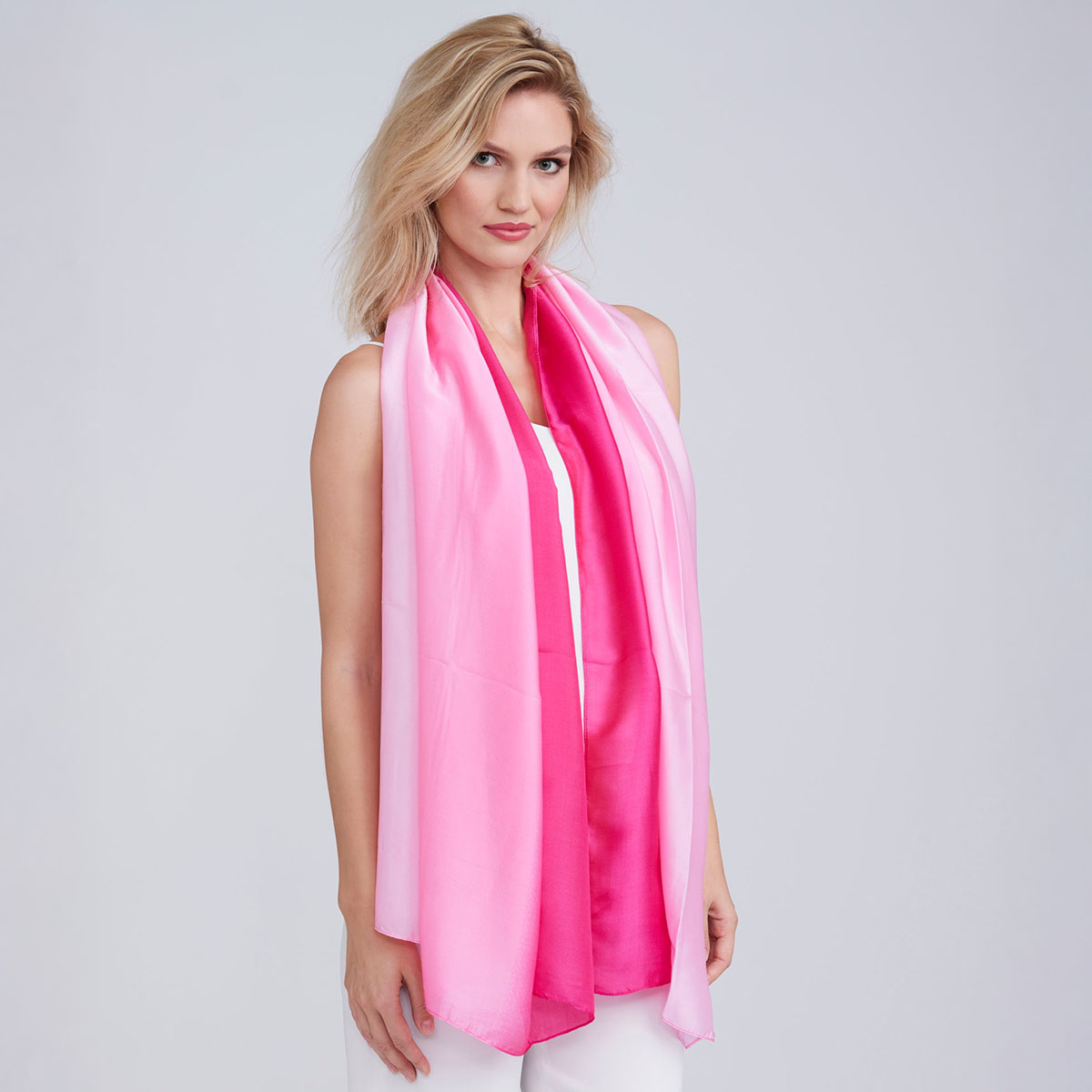 Pia Rossini Aviva Pink Ombre Scarf