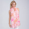 Pia Rossini Priya Pink Flower Print Scarf - SKRF